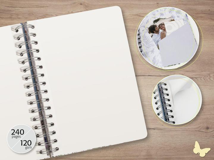 Produktbild Sigel Spiralbuch JOLIE Flair (168 x 215 mm, Harter Einband)