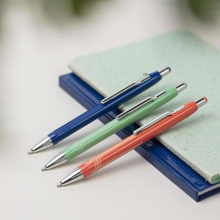 Produktbild Schneider 138606 Epsilon Druckkugelschreiber (Strichstärke XB, Schreibfarbe: blau, dokumentenechte M (Warmorange, 1 x)