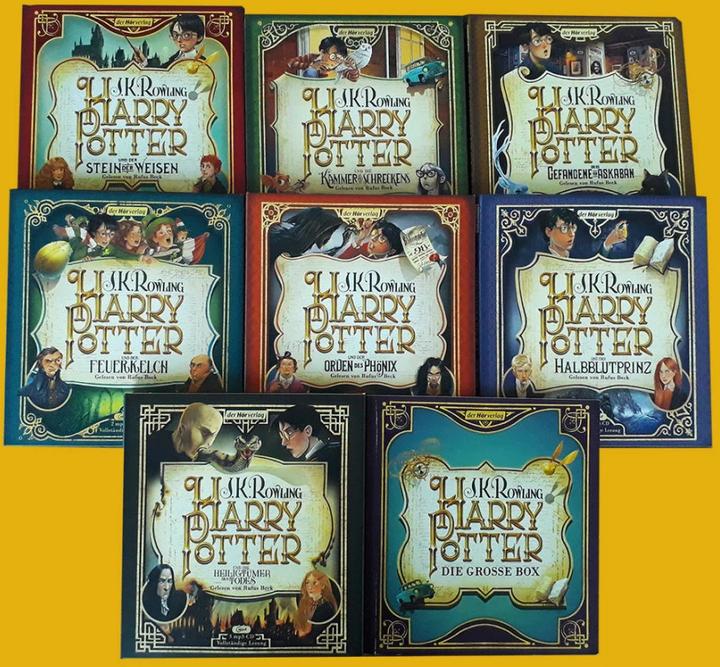 Immagine prodotto Harry Potter. Die grosse Box zum Jubiläum. Alle 7 Bände (J.K. Rowling, Tedesco)