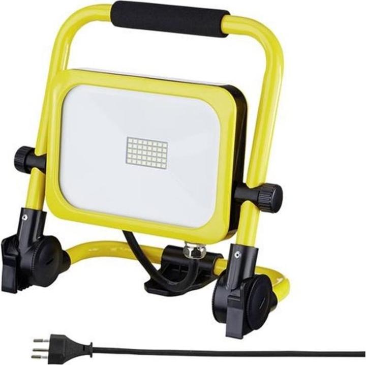 Worklight Faretto LED 20W con maniglia di trasporto e supporto pieghevole 5m (1800 lm)