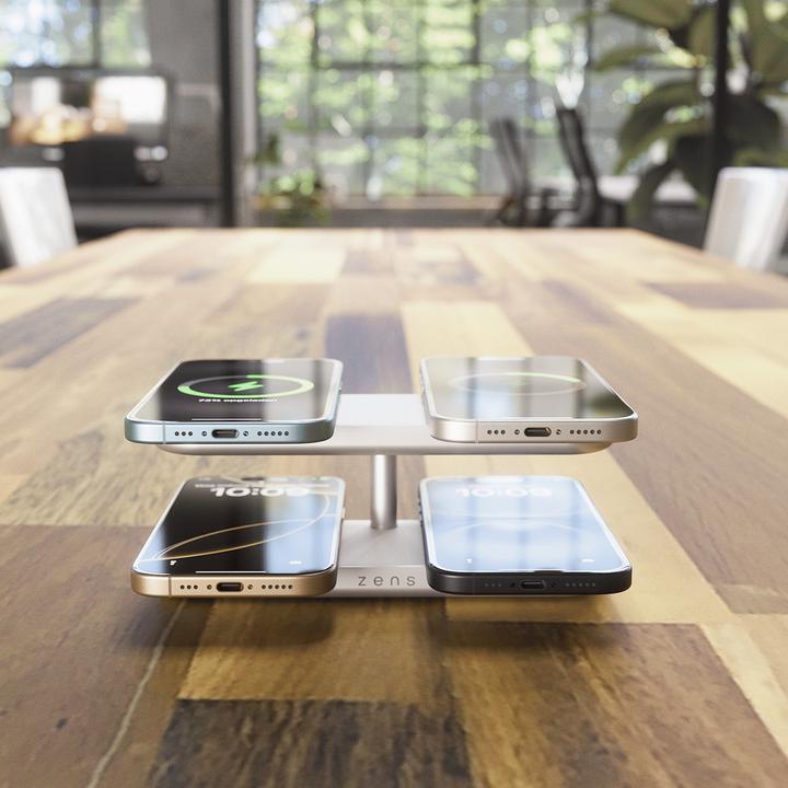 Actual product image Zens Quattro Wireless Charger Pro 4 MagSafe 4x15W (15 W)