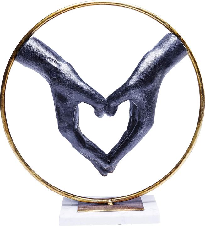 Actual product image Kare Design Deco Object Elements Heart Hand (14 x 36 x 39 cm)