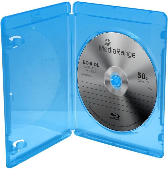 Produktbild MediaRange Blu-Ray Ersatzhüllen, 5 Stück für je 1 Disc (5 x)