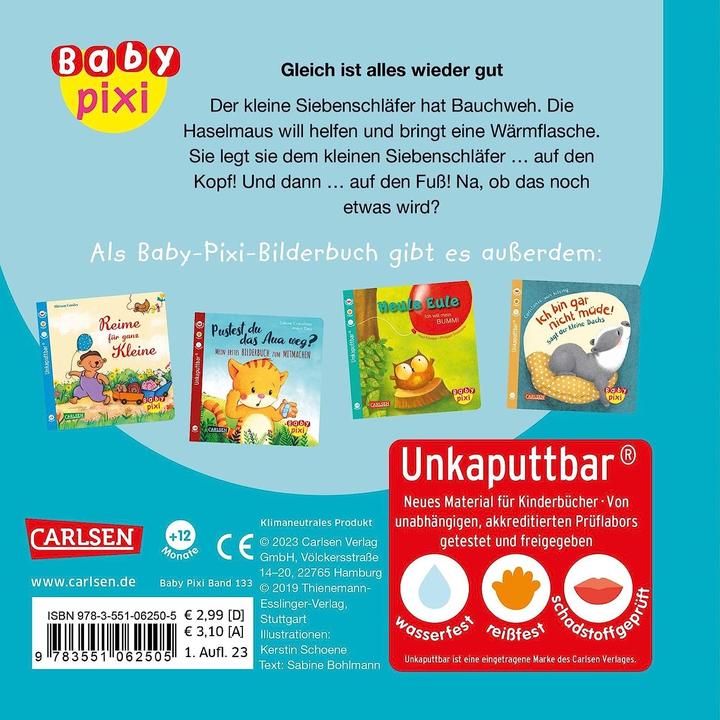 Actual product image Baby Pixi Unkaputtbar: Der kleine Siebenschläfer (German)