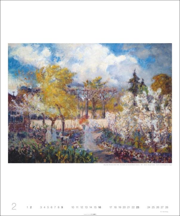 Produktbild Die schönsten Gärten des Impressionismus Edition Kalender 2025 (46 x 55 cm, Deutsch)