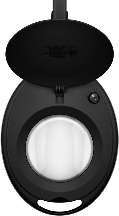 Image du produit Goobay Lampe loupe à pince à LED, 8 W, noire (650 lm)