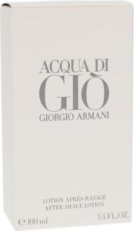 Actual product image Giorgio Armani Acqua Di Gio (Aftershave lotion, 100 ml)