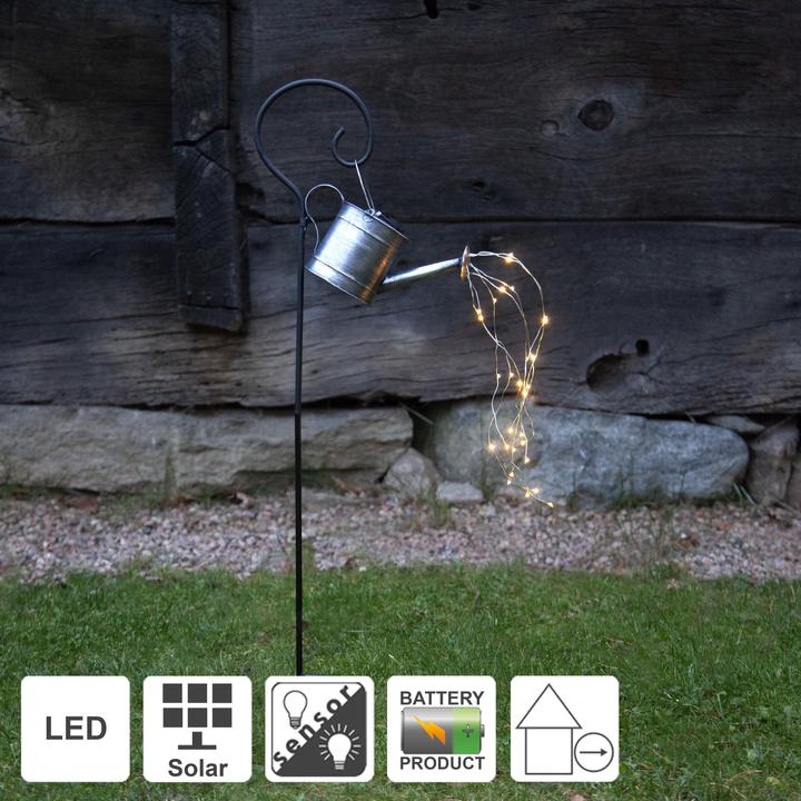 Actual product image Star Trading Solar Decoration Dew Drop Water can