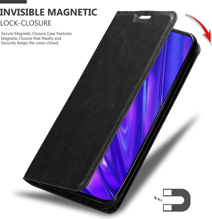 Productafbeelding Cadorabo Etui voor Realme 5 / 5i / 6i / C3 in Book Invis. Magneetstijl (Realme 5, Realme 5i, Realme 6i, Realme C3)