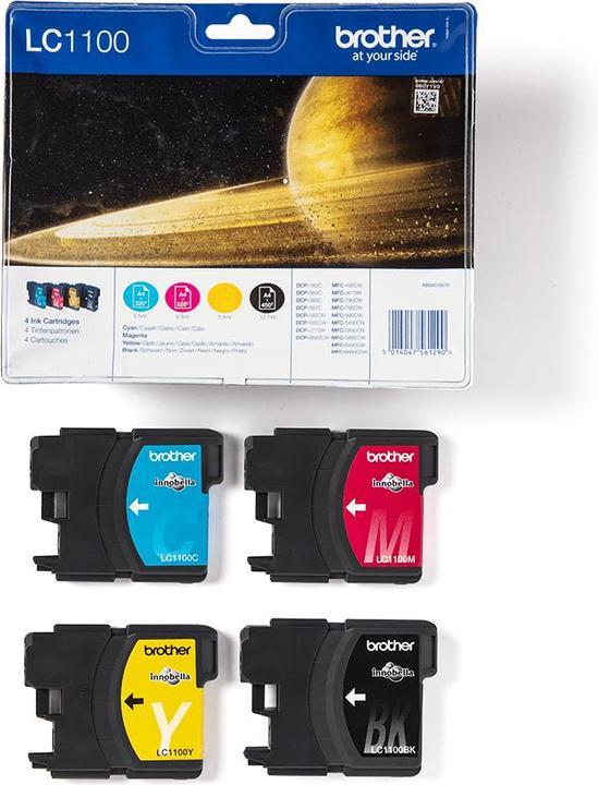 Produktbild Brother LC-1100VALBP Value Pack (M, C, Y, BK)