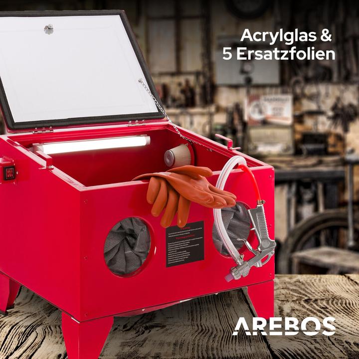 Actual product image Arebos Sandblasting cabin