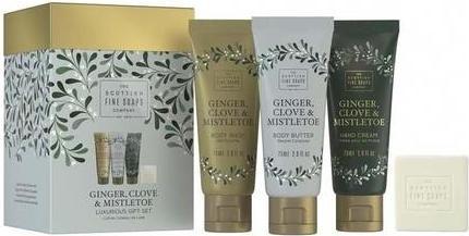 Immagine prodotto Scottish Fine Soaps Zenzero. Set regalo per la cura del corpo con chiodi di garofano e vischio (Set per la cura del corpo)