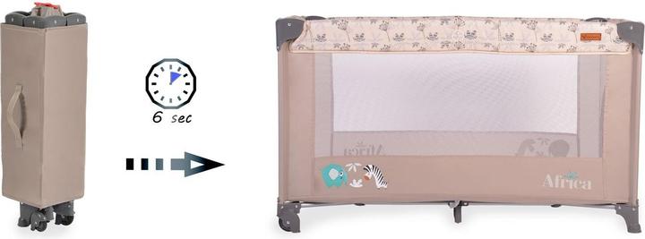 Actual product image Cangaroo Travel cot Africa