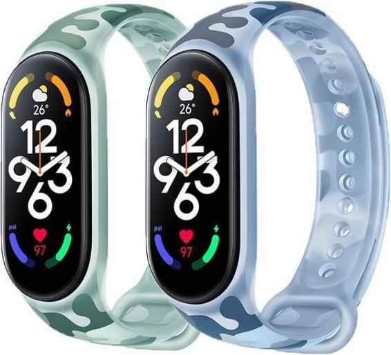 Actual product image MU Style Camouflage Series Silicone Replacement Wristband (Silicone)
