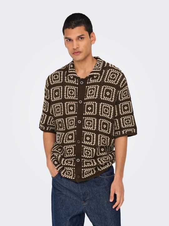 Produktbild Only & Sons ONSBART Gestricktes Poloshirt Polo (S)