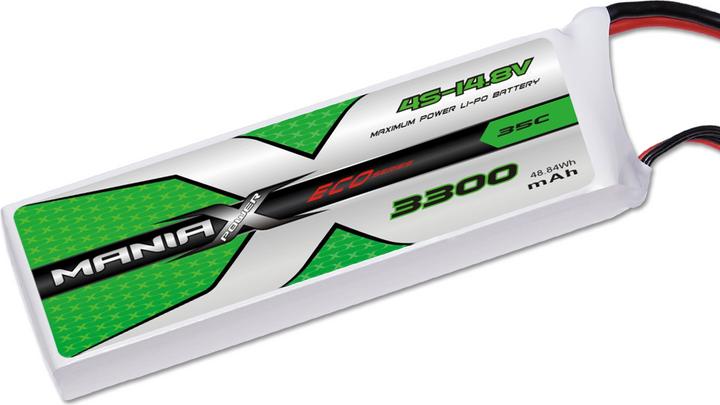 Actual product image ManiaX 35C ECO 14.8V 3300mAh 35C EC5 (14.80 V, 3300 mAh)