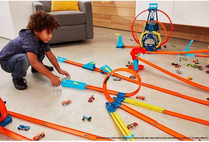 Image du produit Hot Wheels Track Builder Unlimited - Coffret Looping Ajustable - Petite Voiture / Circuit - Dès 6 ans