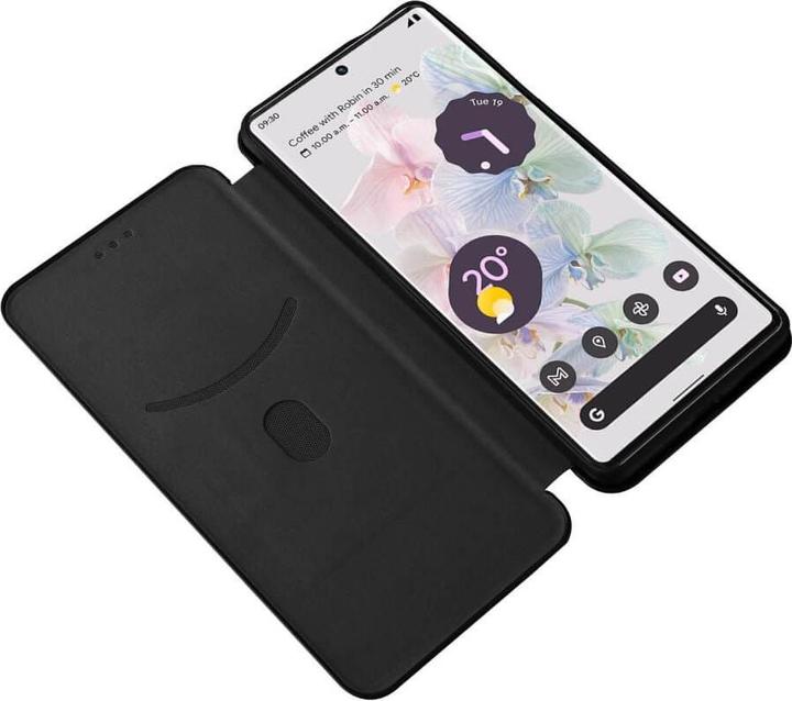 Image du produit Cover-Discount Google Pixel 7 Pro - Etui flip look carbone noir (Google Pixel 7 Pro)