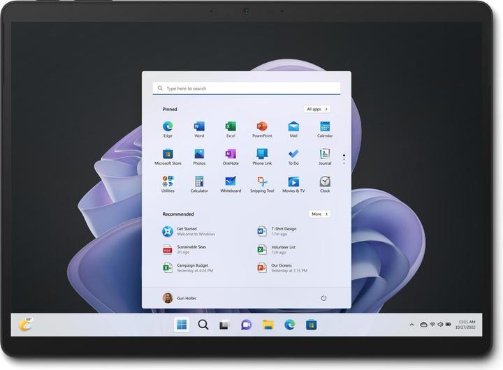Produktbild Microsoft Surface Pro 9 for business (13", Intel Core i7-1265U, 16 GB, 256 GB, Ohne Tastaturlayout)