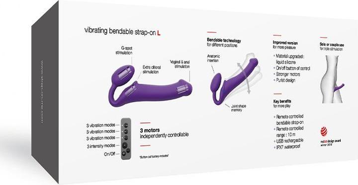 Image du produit Strap-on-me Vibrating Bendable