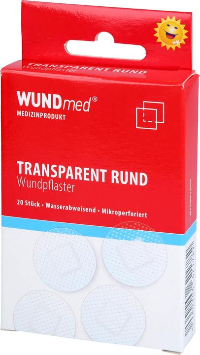 Image du produit Axisis WUNDmed Pansement adhésif rond transparent Ø 2,5 cm, 20 pièces (20 x)