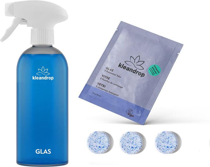 Kleandrop Glasreiniger Starter-Set