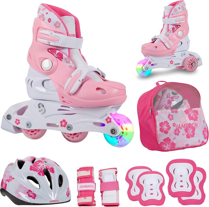 Actual product image Jambach Kinder Inline-Skates Set, verstellbar mit Schutzset (30, 31, 32, 33)