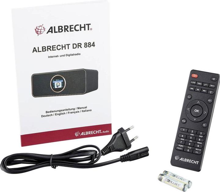 Actual product image Albrecht DR 884 (DAB+, Web radio, GPS, Bluetooth)