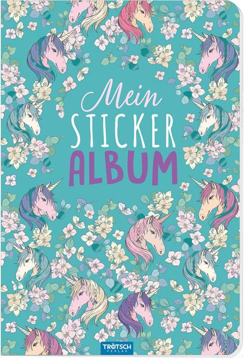 Magni Mon album de stickers Licorne format A5 24 pages