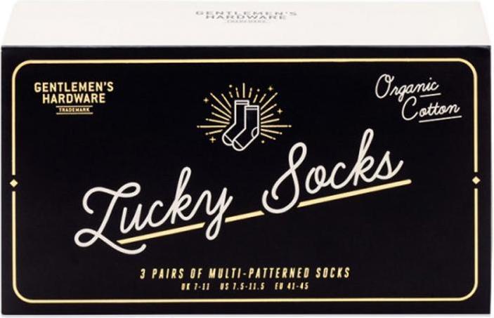 Immagine prodotto Gentlemen's Hardware Lucky Socks 3 Pack (confezione da 3, 41 - 45)