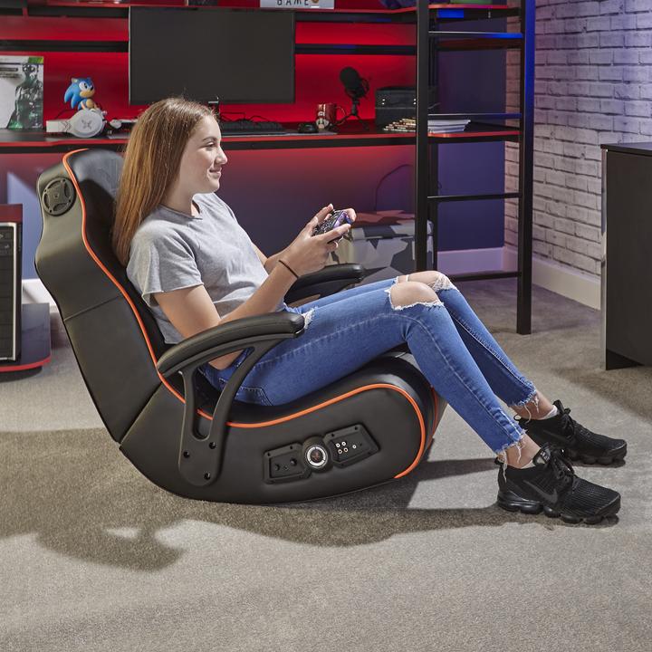 Actual product image X Rocker Xrocker Gforce Gaming Floor Chair Black