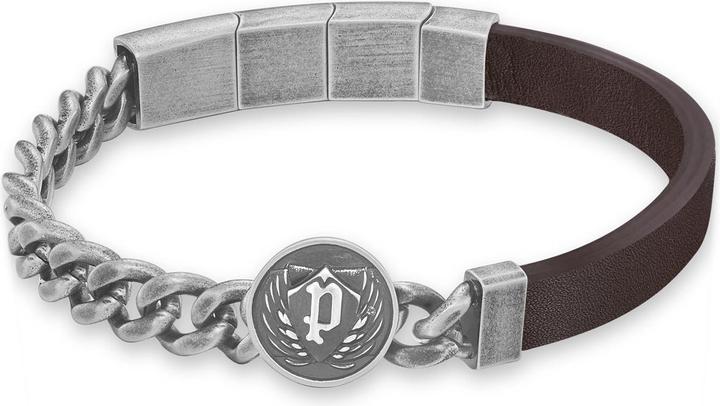 Police PEAGB0023302 Crest (19 cm, Leder, Edelstahl)