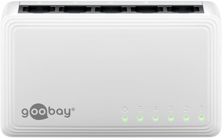 Produktbild Goobay 5-Port Gigabit Ethernet Netzwerk-Switch (5 Ports)
