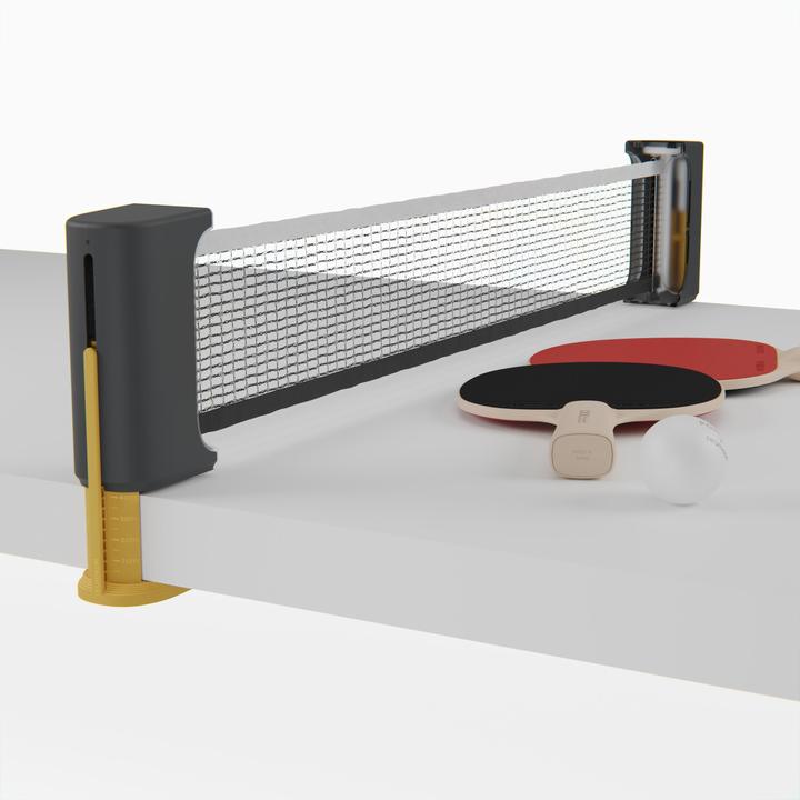 Immagine prodotto Pongori Set da ping pong Rollnet superfici piccole + 2 racchette PPR100 R + 2 palline