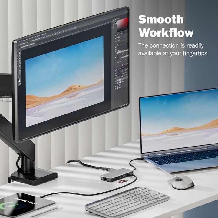 Actual product image Digitus USB-C docking station, 7-port (USB-C, 7 Ports)