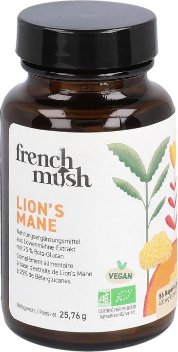 French mush Lion's Mane (56 Stück, Kapseln, 25.76 g)