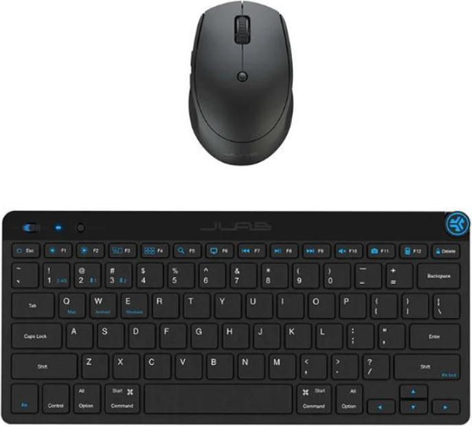 Image du produit JLab Audio Clavier et souris sans fil Bluetooth JLab Go GO, disposition DE, plusieurs options de connexion (DE, Sans fil)