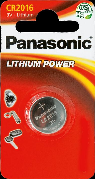 Actual product image Panasonic Lithium Power CR1620 (1 pcs., CR1620, 75 mAh)
