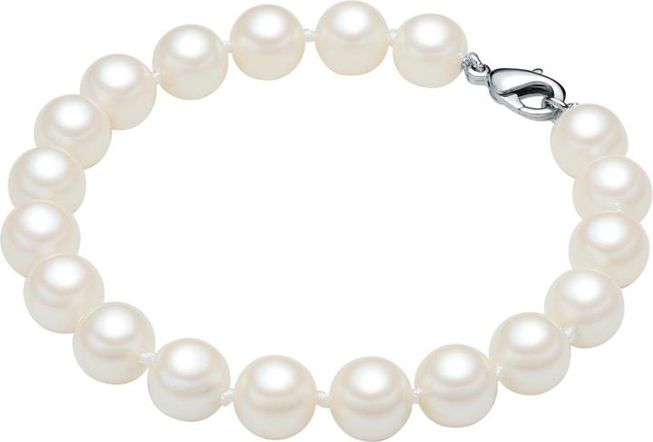 Produktbild Lulu & Jane Messing Muschelkernperle silber - 33216 (17 cm, Messing)