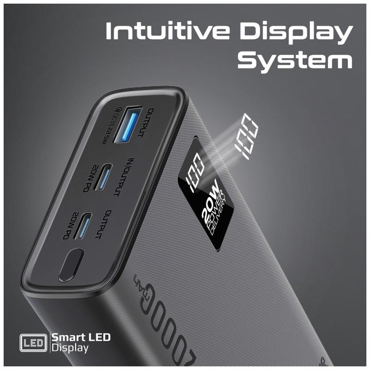 Actual product image ProMate Bolt-20PD Powerbank 20000mAh (20000 mAh, 20 W, 74 Wh)