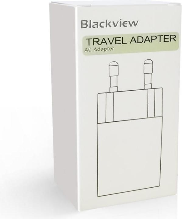 Blackview - Adaptateur Secteur USB Type-C (Charge rapide 5W) - Blanc - Emballage Original (USB-A)
