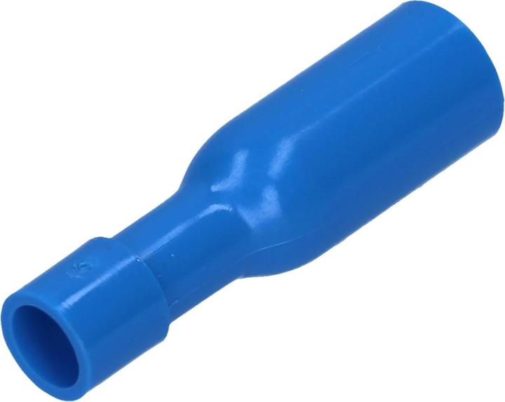 Produktbild Kalitec 10 Stück RHVB5 Rundsteckhülsen blau 1,5mm - 2,5mm² I isoliert I 5mm Durchmesser I 23mm lang