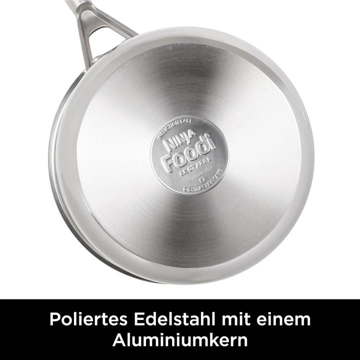 Produktbild Ninja NIA Topf-u.Pfannenset 5t.Z.ES (24 cm, Pfannenset + Topfset, Edelstahl)