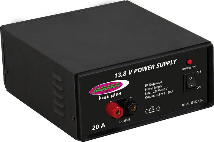 Actual product image Jamara Power supply unit 13.8V 20A stabilised