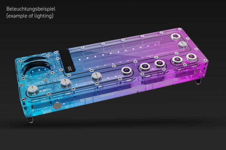 Actual product image Alphacool Core Distro Plate 360 Right VPP/D5