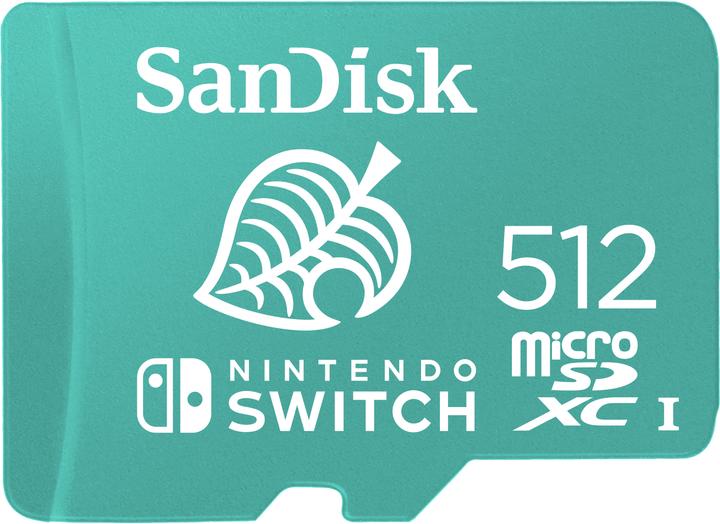 Image du produit SanDisk Nintendo Switch Card (512 Go, microSDXC, U1, UHS-I)