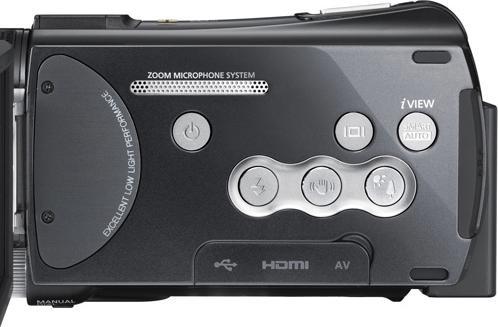 Actual product image Samsung HMX-S10, Full-HD Flash Camcorder, 15x optical zoom
