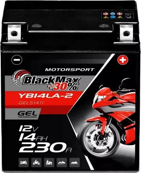 Produktbild BlackMax YB14L-A2 (12 V, 14 Ah, 230 A)