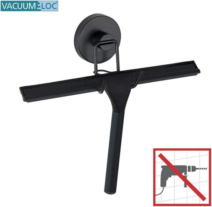 Immagine prodotto Wenko Spatola per box doccia Vacuum-Loc 25 cm Nero
