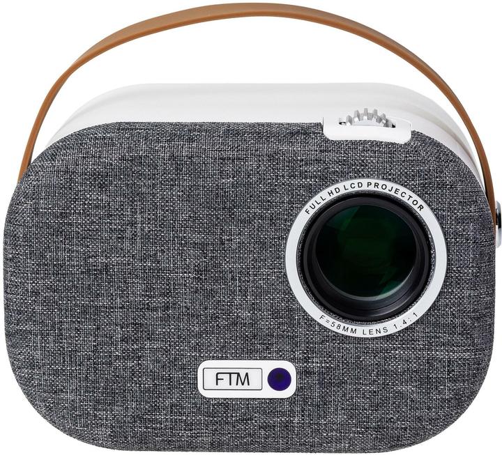 Actual product image FTM Projektor Mini, ANSI-Lumen: 200 lm, Auflösung: 1920 x (Full HD, 200 lm)